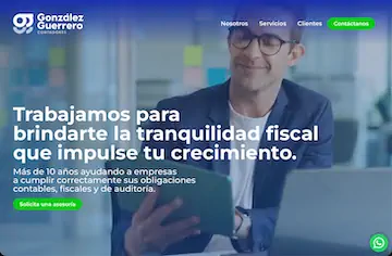 Sitio web GyG Contadores — SmartBrand360