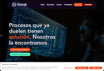 Sitio web Strönik — SmartBrand360