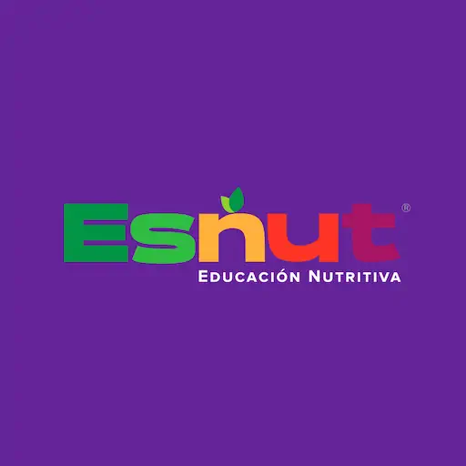 Logotipo Esnut sobre morado – diseño de SmartBrand360
