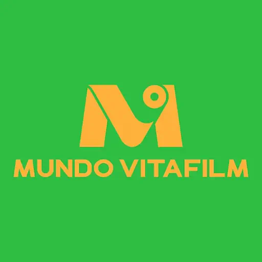 Logotipo Mundo Vitafilm sobre verde – diseño de SmartBrand360