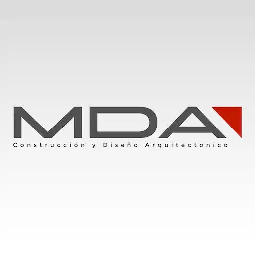 Logotipo MDA sobre gris claro – marca lista para su registro de marca en Canadá con SmartBrand360